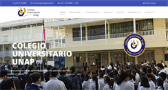 Desktop Screenshot of colegiounap.cl